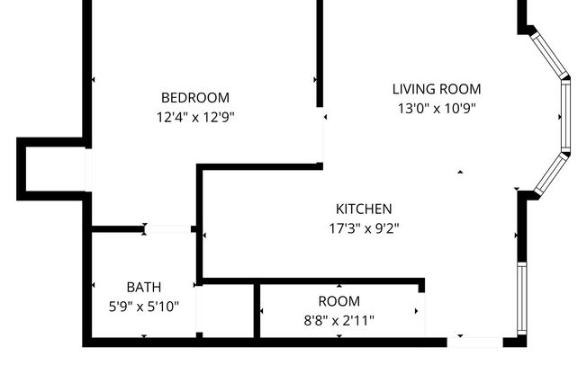 1 bed, 1 bath, 300 sqft, $975, Unit 1700 N 2nd #26