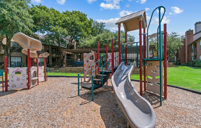 our apartments showcase a playground