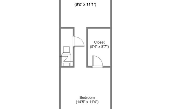 2 beds, 1 bath, 1,200 sqft, $1,595, Unit 02