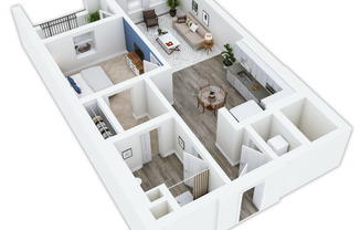 1 bed, 1 bath, 747 sqft, $1,985