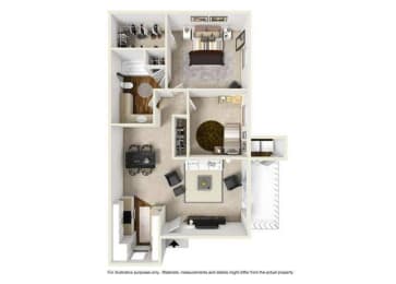 2 beds, 1 bath, 850 sqft, $979