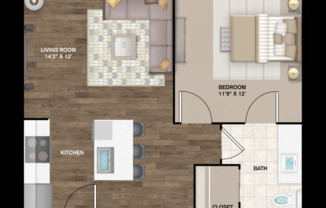 Partner-provided photo for $1121 unit