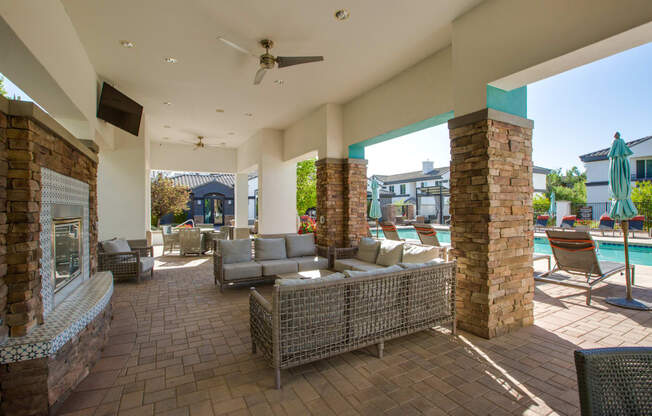 Outdoor Living Spaces at SkyStone Apartments, Albuquerque, New Mexico