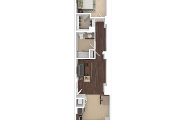 1 bed, 1 bath, 843 sqft, $2,335, Unit C-C06