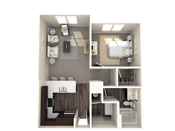 1 bed, 1 bath, 772 sqft, $1,769