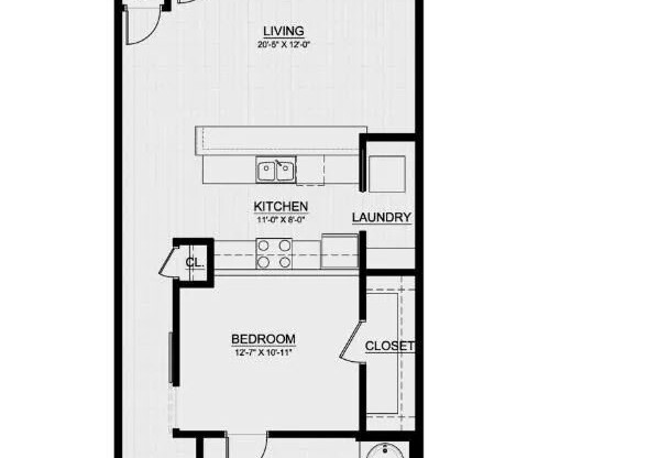 1 bed, 1 bath, 833 sqft, $1,439