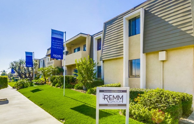 Cypress Park Apartments Exterior REMM Sign