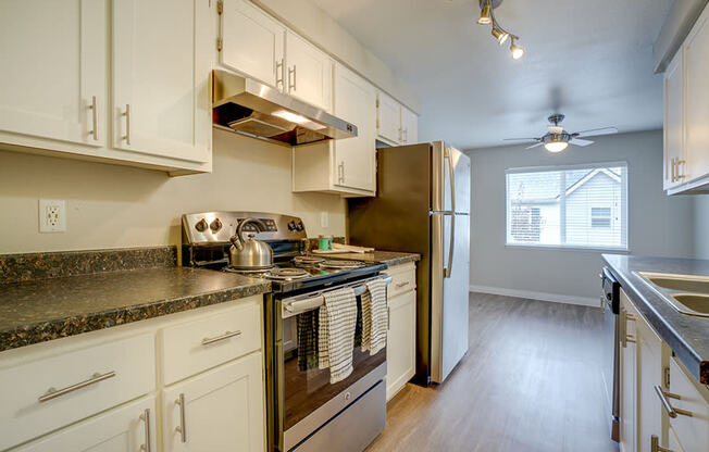 2 BR Apartments in Canby OR - Township - Modern Kitchen with Stainless Steel Appliances