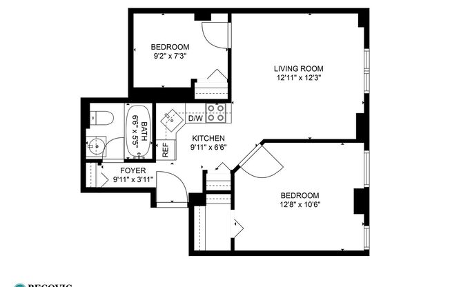 2 beds, 1 bath, 430 sqft, $2,150, Unit 7E