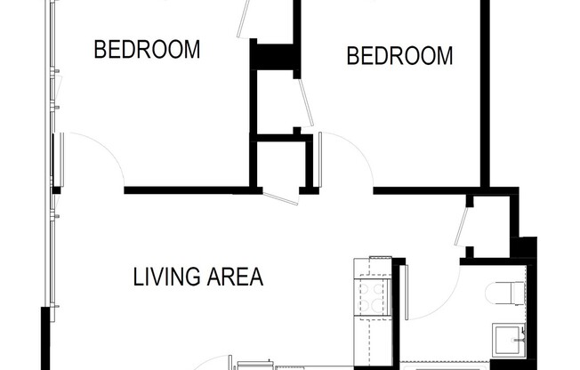 2 beds, 1 bath, $3,899, Unit 580
