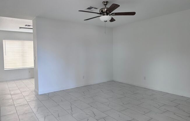 SPRING VALLEY. ONE STORY. 3 BEDROOMS 2 BATHROOMS. SINGLE CAR GARAGE WITH ONE CAR CARPORT. 2 YEARS OLD REFRIGERATOR, STOVE, WASHER & DRYER, AIR CONDITIONER, HEATER AND HOT WATER HEATER.