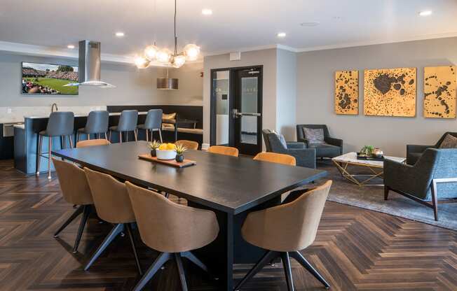 Clubhouse social area with full working kitchen - Onyx Edina