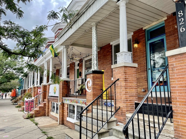 Baltimore Rowhouses in Hampden