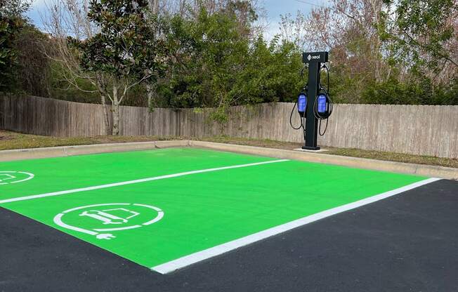 EV Charging station at Solamere Grand in Titusville, FL