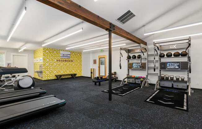 The Lakehouse Apartments Fitness Center