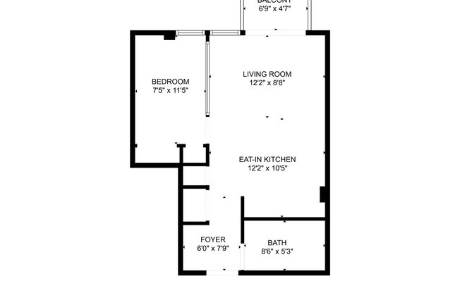 Studio, 1 bath, 500 sqft, $3,150, Unit 401