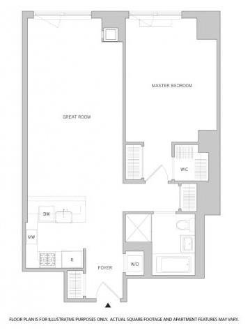 1 bed, 1 bath, 792 sqft, $5,750, Unit 325