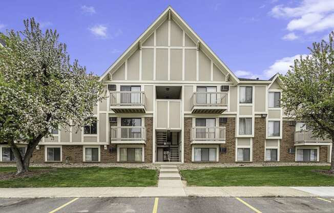 Well-Maintained Buildings at Normandy Village Apartments in Michigan City, IN