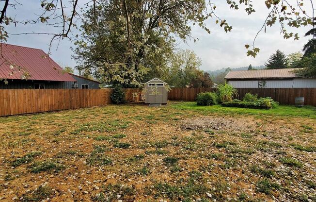 Pet Friendly 3 Bedroom 2 Bath home with large backyard in Brownsville, OR