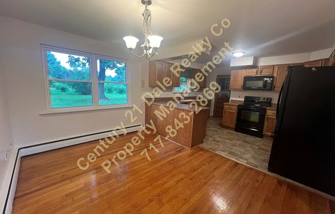 3 BR 1 Bath Rancher in Dover School District with a 2 car garage