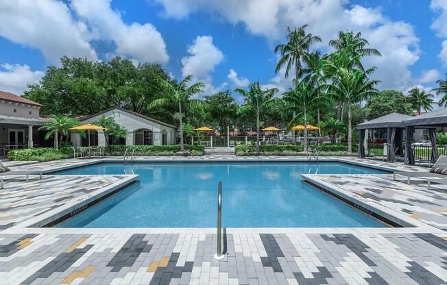 a pool of water