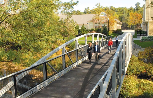 Pedestrian Bridge to Oak Grove T Stop near Windsor at Oak Grove, 12 Island Hill Ave., MA