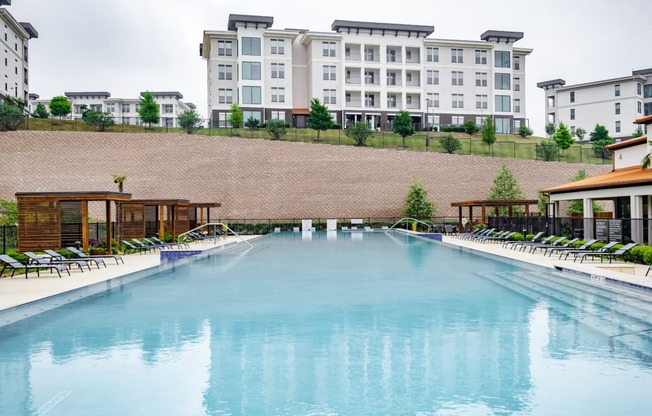 swimming pool at Reveal Skyline apartments