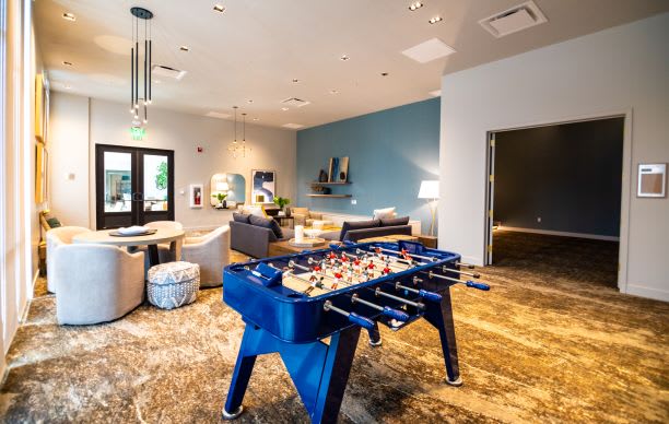 Game Room With Shuffle Board at Soleil Lofts Apartments, Utah, 84096