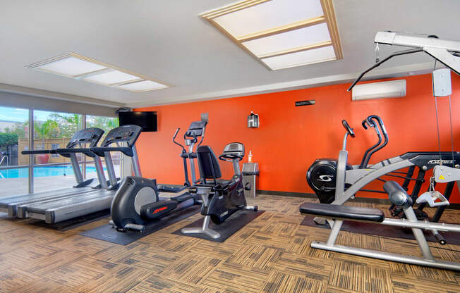 avenue two apartment fitness center at Avenue Two Apartments, Redwood City  , CA