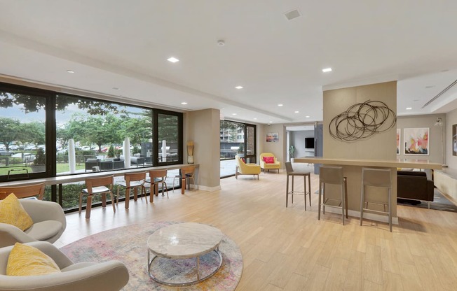 Clubroom at The Graham at Southern Towers, Alexandria, VA, 22311