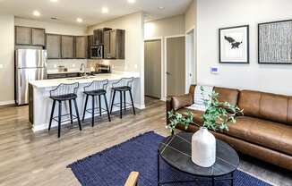 Living Room at Hanover Flats in Bennington, NE