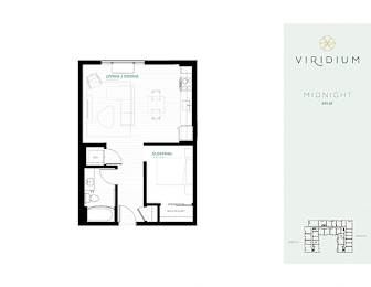 1 bed, 1 bath, 575 sqft, $1,710