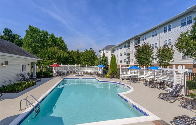 Poolside Sundeck and Grilling Area at Evergreens at Smith Run, Fredericksburg