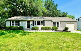 Beautiful Ranch Style, Overland Park Home w/ and Updated Kitchen, Wood Floors and Plenty of Natural Light!