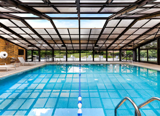 Swimming Pool At Iroquois Club Apartments In Naperville, IL