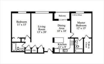 2 beds, 2 baths, 1,030 sqft, $4,400, Unit 313