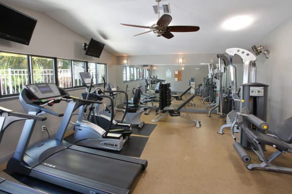 Thumbnail 18 of 20 - Fully functional gym for both weight lifters and cardio buffs at Coral Club, Bradenton, FL