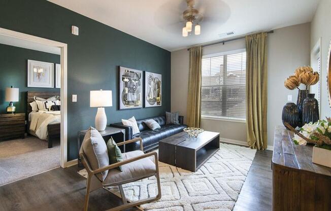 Living Room at Watermark at Harvest Junction, Longmont, CO, 80501