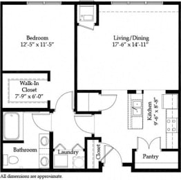 1 bed, 1 bath, 893 sqft, $1,690