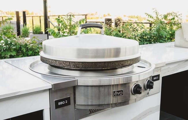 Rooftop evo grilling stations and BBQ grills