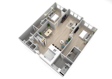 2 beds, 2 baths, 1,370 sqft, $3,079
