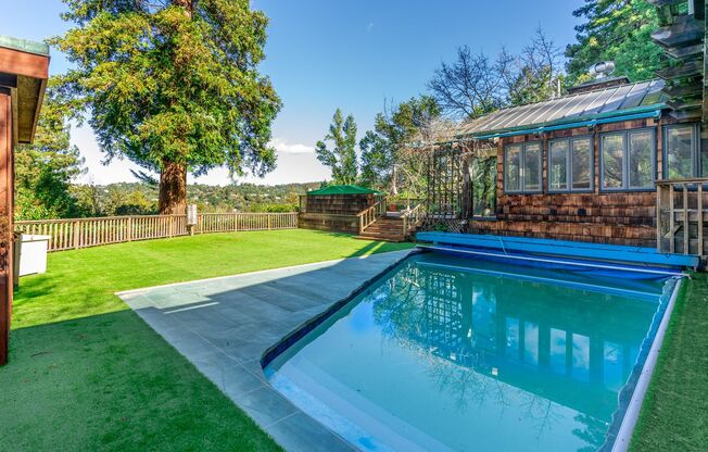 Stunning Architectural Masterpiece! 5BR+Yoga Studio/4.5BA! Ross! Views! Pool! Pet! Waterfalls! PROGRESSIVE