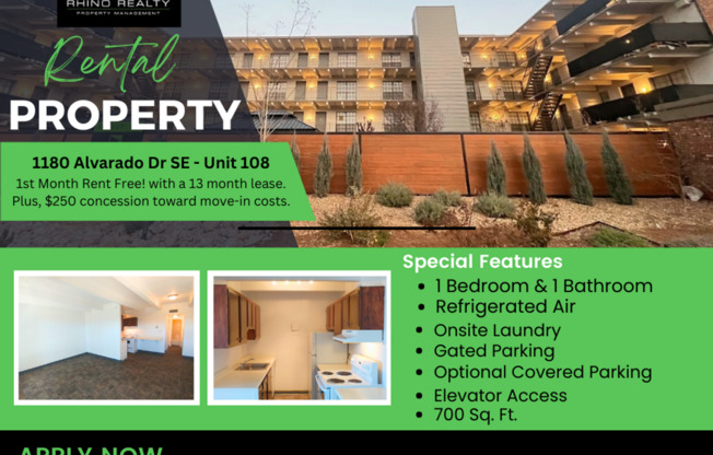 1 bed, 1 bath, 700 sqft, $775, Unit Unit 108