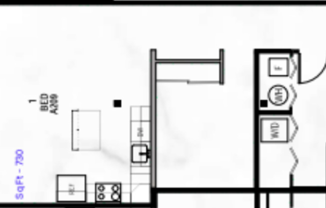 1 bed, 1 bath, 730 sqft, $1,247, Unit A509