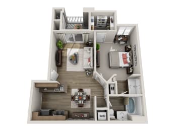 1 bed, 1 bath, 817 sqft, $1,499
