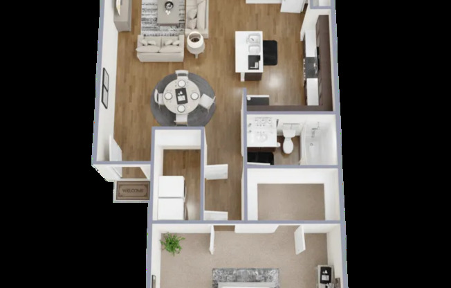 1 bed, 1 bath, 945 sqft, $1,320