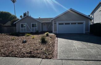 3 bedroom 2 bath single level Home in Rohnert Park w/ Landscaping Included!