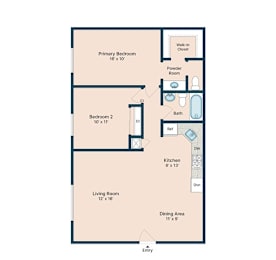 2 beds, 1.5 baths, 880 sqft, $1,012