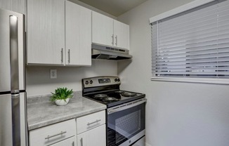 Hudson at Highline Apartments in Denver, Colorado Model Kitchen