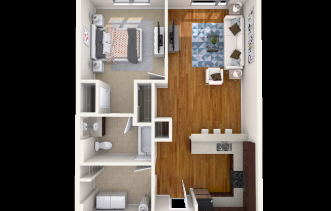 1 bed, 1 bath, 807 sqft, $1,799